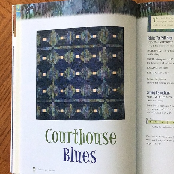 Focus on Batiks - Traditional Quilts in Fun Fabrics quilting book - Picture 6 of 6